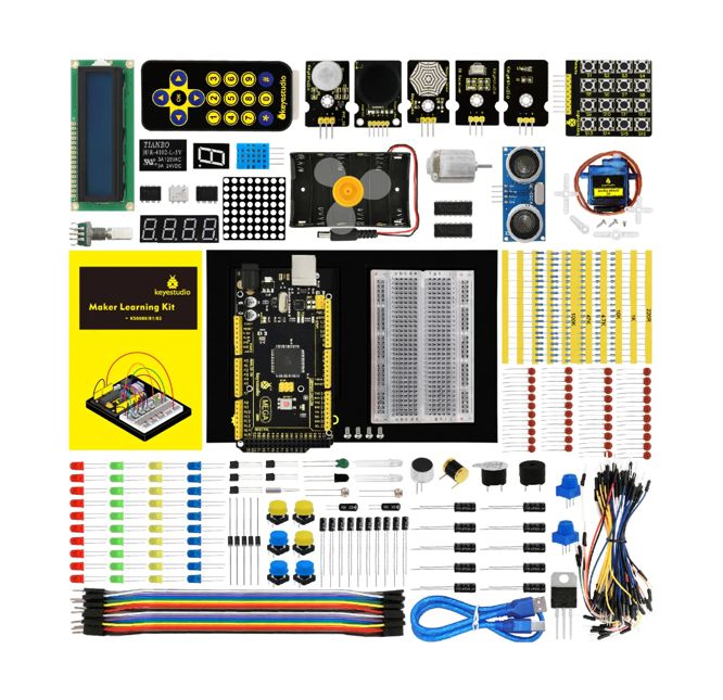 Keyestudio Maker Learning Kit for & with Arduino MEGA2560 R3