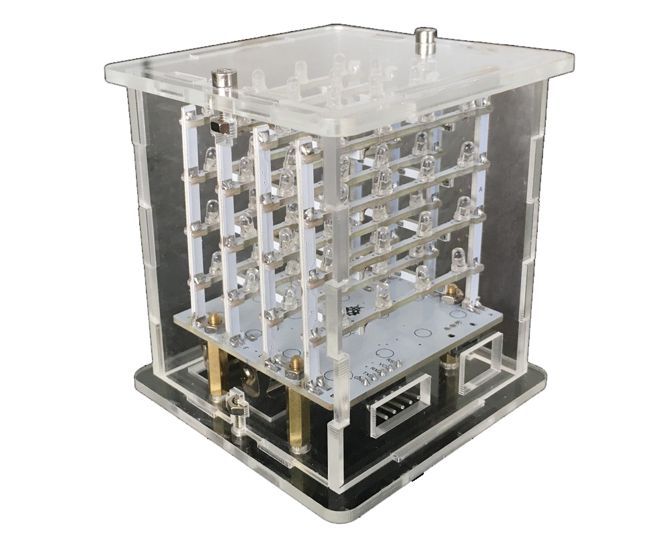 Keyestudio 4x4x4 LED Cube Kit for Arduino + Ftdi Module