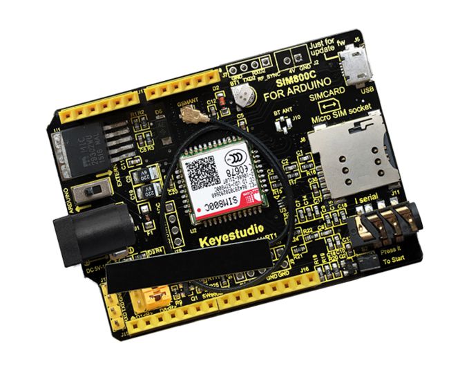 Keyestudio SIM800C Shield for Arduino Uno R3 and Mega 2560 Gprs/GSM