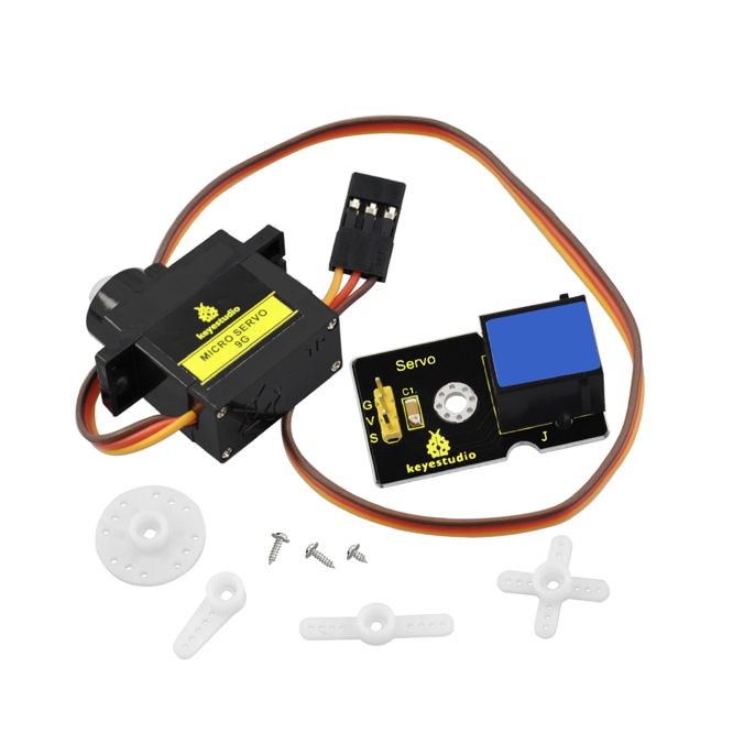 Keyestudio Easy-Plug Servo Module + Micro Servo