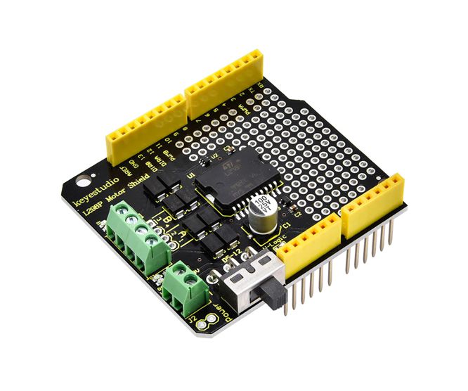 Keyestudio L298P Shield Board with Power Switch
