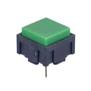 C&K Push Button Switch SPDT on-Momentary Grn