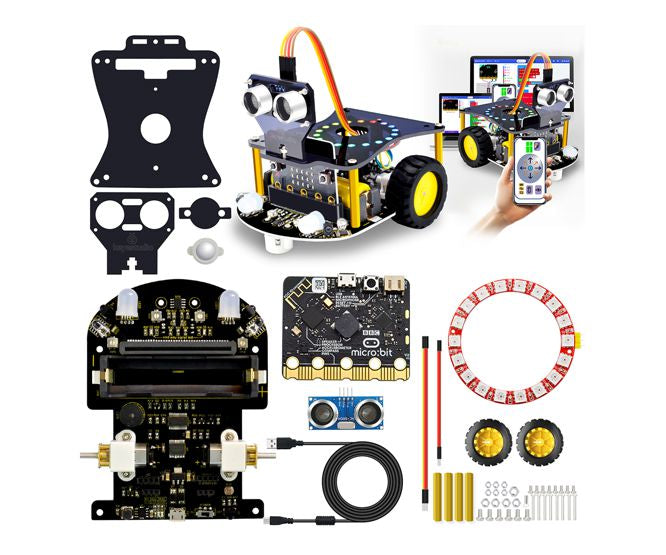 Keyestudio Mini Smart Robot Car Kit V2 - with Micro:bit Main Board