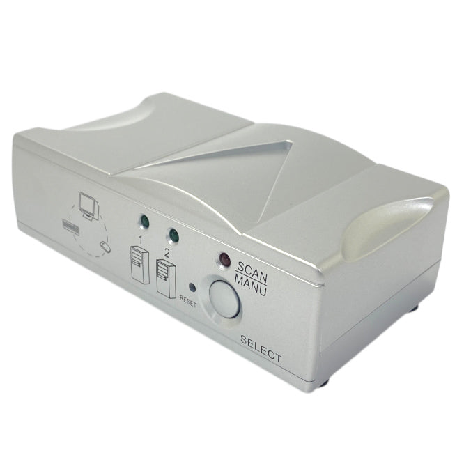 CS 2 Port Auto Kvm Switch 200MHz 140x80x41mm
