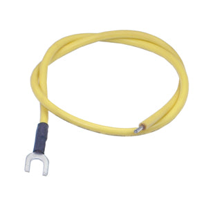 EIE Lead Fork Terminals 4mm 30cm Yel