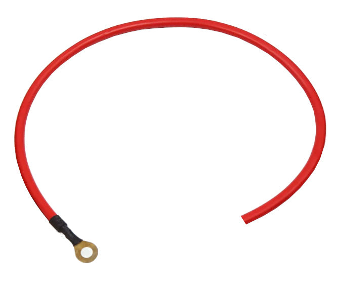 EIE Lead Ring Battery Terminal OD=4mm 300mm Red