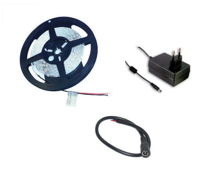 EIE 5m White LED Strip Light Kit 220VAC