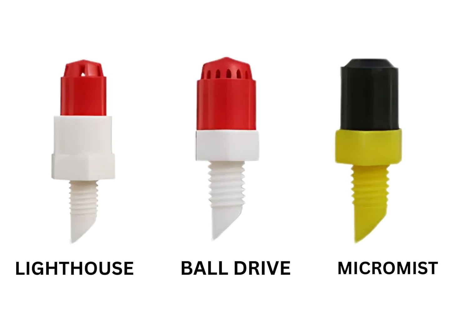 Microjet Lighthouse, Ball Drive and Micromist – Specialty Irrigation Sprinklers (BD01, BE01, BF01)