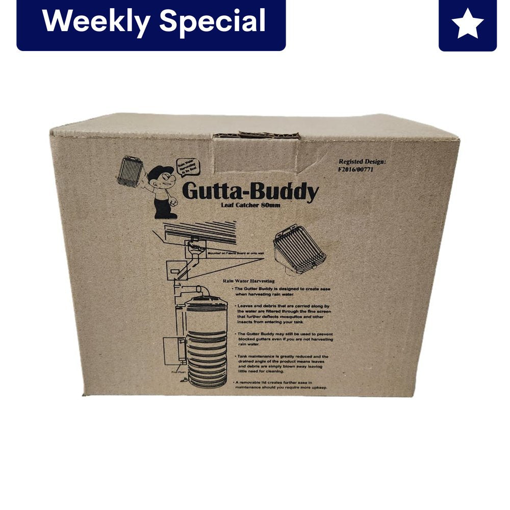 GUTTA-BUDDY | PVC Gutter Leaf Catcher