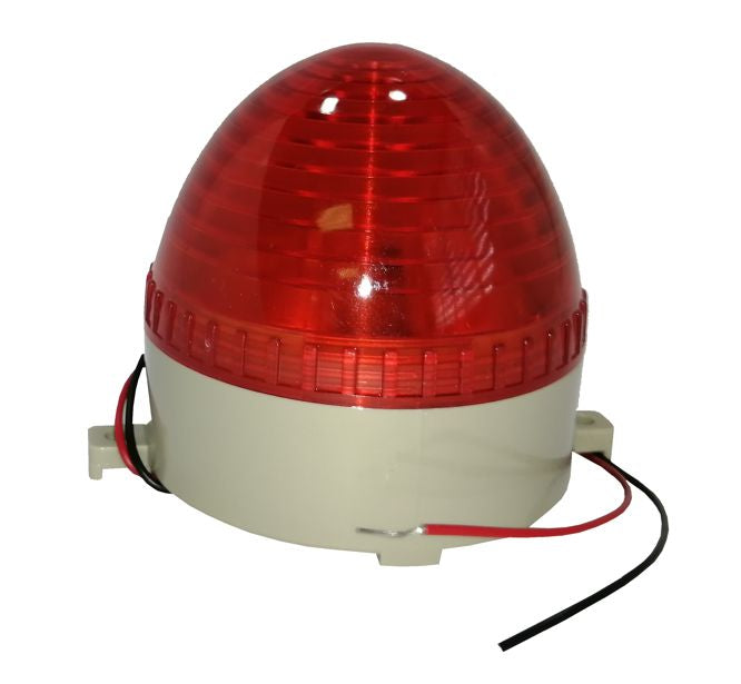 Swan Electric Flashing LED Light 12VDC 2W D=70mm Red P/Mnt