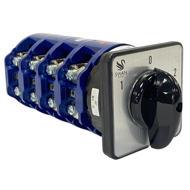 Swan Electric Rotary Cam Switch Change Over 1-0-2 100A-160A 4 Pole-4P