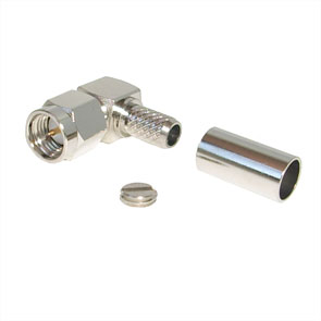 EIE Sma Plug Right-Angle Crimp RG58 5mm