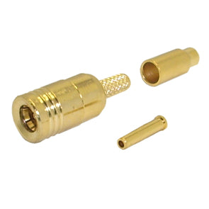 EIE Smb-Socket Crimp RG178/RG196, Gold