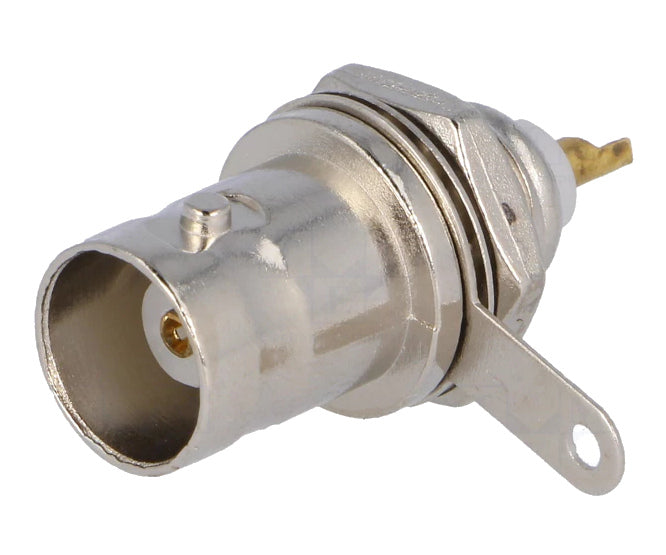 CS BNC-Socket Bulkhead 8mm Thread Short Solder Terminal