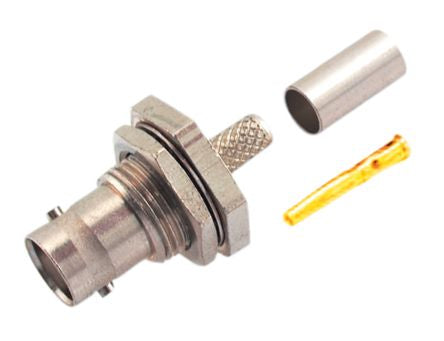 EIE BNC Panel Mount Crimp Socket 5.6mm