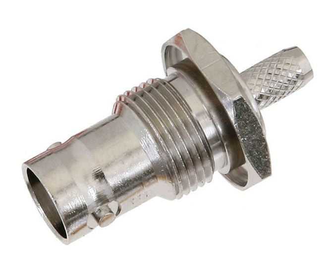 EIE BNC Bulkhead Crimp Type Socket Connector Only