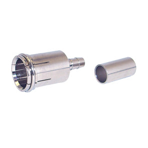 EIE F-Plug Crimp 5mm RG58 Quick Connect 2PC