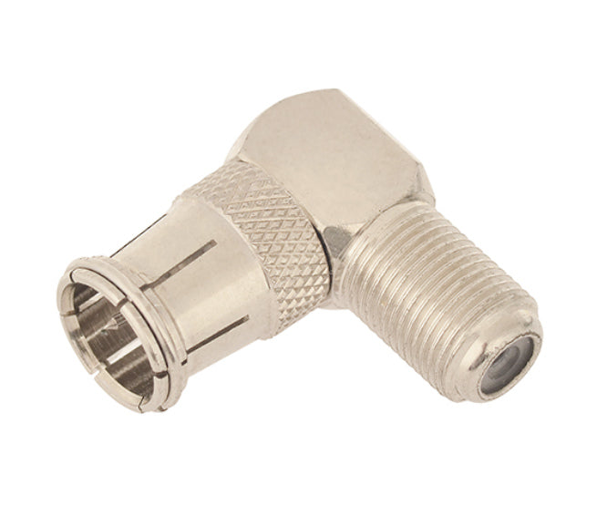 EIE Adapter F-Socket to F-Plug Right-Angle