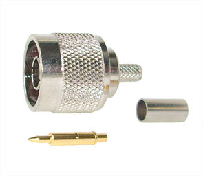 EIE N-Plug Crimp for RG58 3-PC