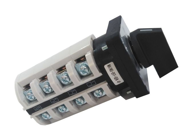 EIE Change Over Rotary Switch 4 Pole Panel Mount 63A