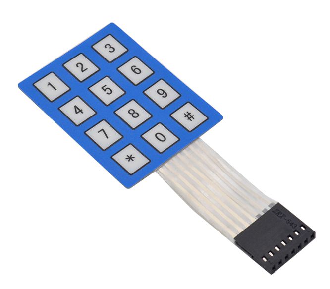 Keyestudio 3x4 12 Key Keyboard / Keypad 100x40x4mm