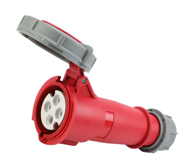 Swan Electric Panel Mount Socket IP67 32A 3P+N+E 220VAC