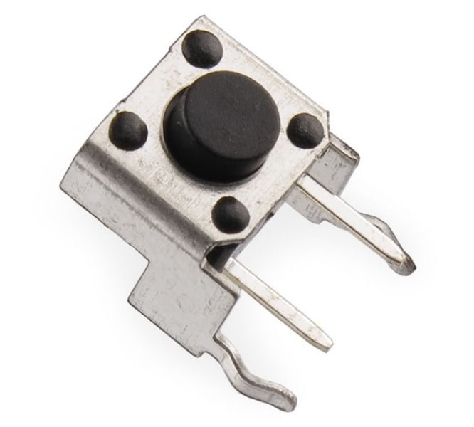 Daier PCB Tactile Push Button Switch Right-Angle 6x6mm H=4.3mm Blk