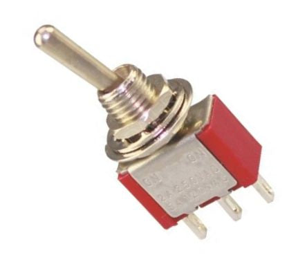 EIE Mini Toggle Switch SPDT (on)-Off-(on)