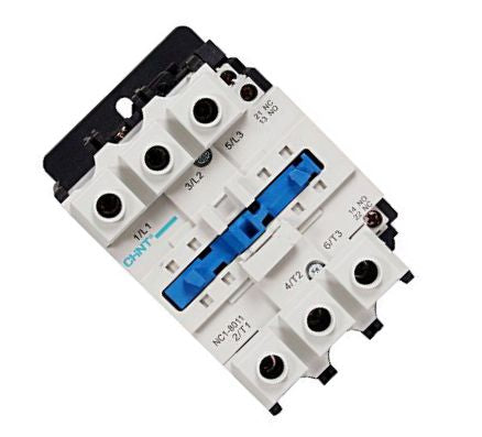 Chint AC Contactor 80A 400VAC Coil 3POLE N.O., 1NO & 1NC Aux 37kW