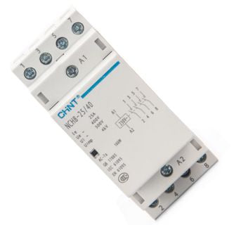 Chint Contactor 4 Pole N.O. 25-AMP 220VAC DIN