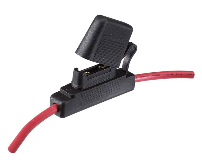 Daier Maxi Blade Fuse Holder in Line with Cover 10A 32VDC Ato/Atc