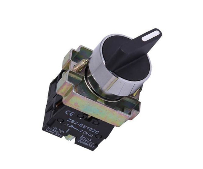 S-TEC Rotary Selector Switch 22mm 2POS, 2NO