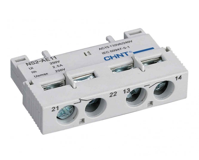 Chint Front Auxillary for Mms 1NO + 1NC