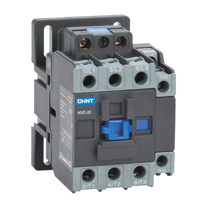Chint AC Contactor 32A 240VAC Coil 3POLE & 1X Aux N.O/N.C 7.5kW