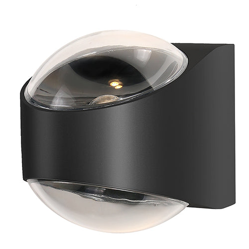 Eurolux Glow Outdoor Wall Light – Black