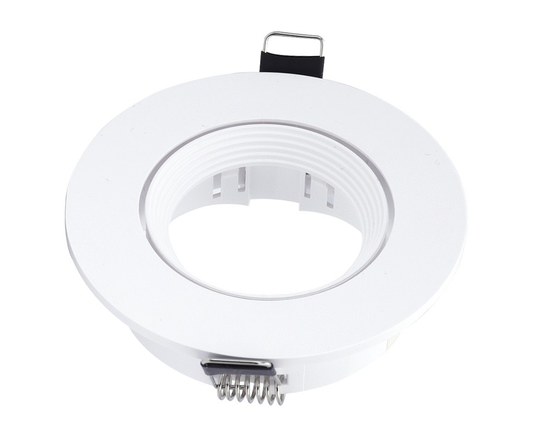 O-lite Anti-Glare Shallow Recessed Adjustable Downlight Fitting, Plastic 0575