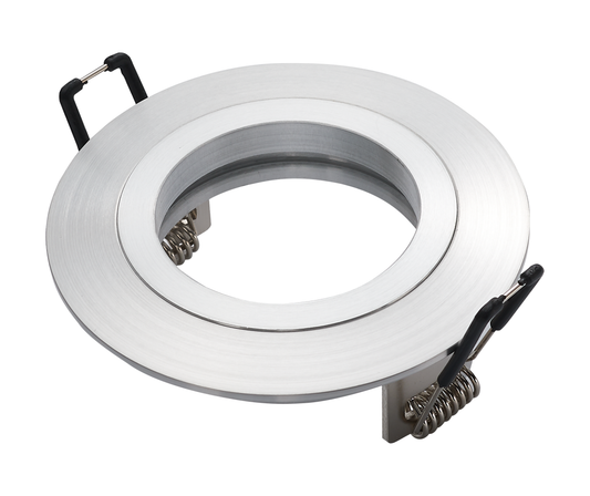 O-lite Downlight Fitting with Removable Ring, Satin Nickel Aluminium 821/822/824