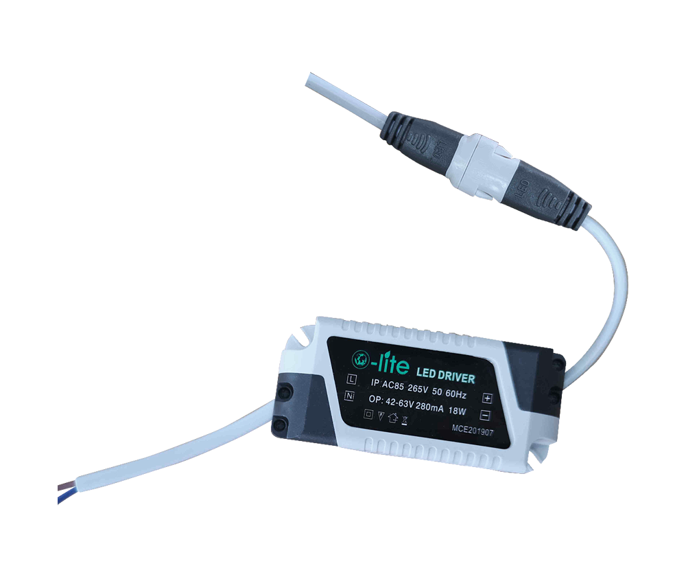 O-lite Spare Non-Dimmable LED Driver with Plug & Play Connector – 3W to 24W