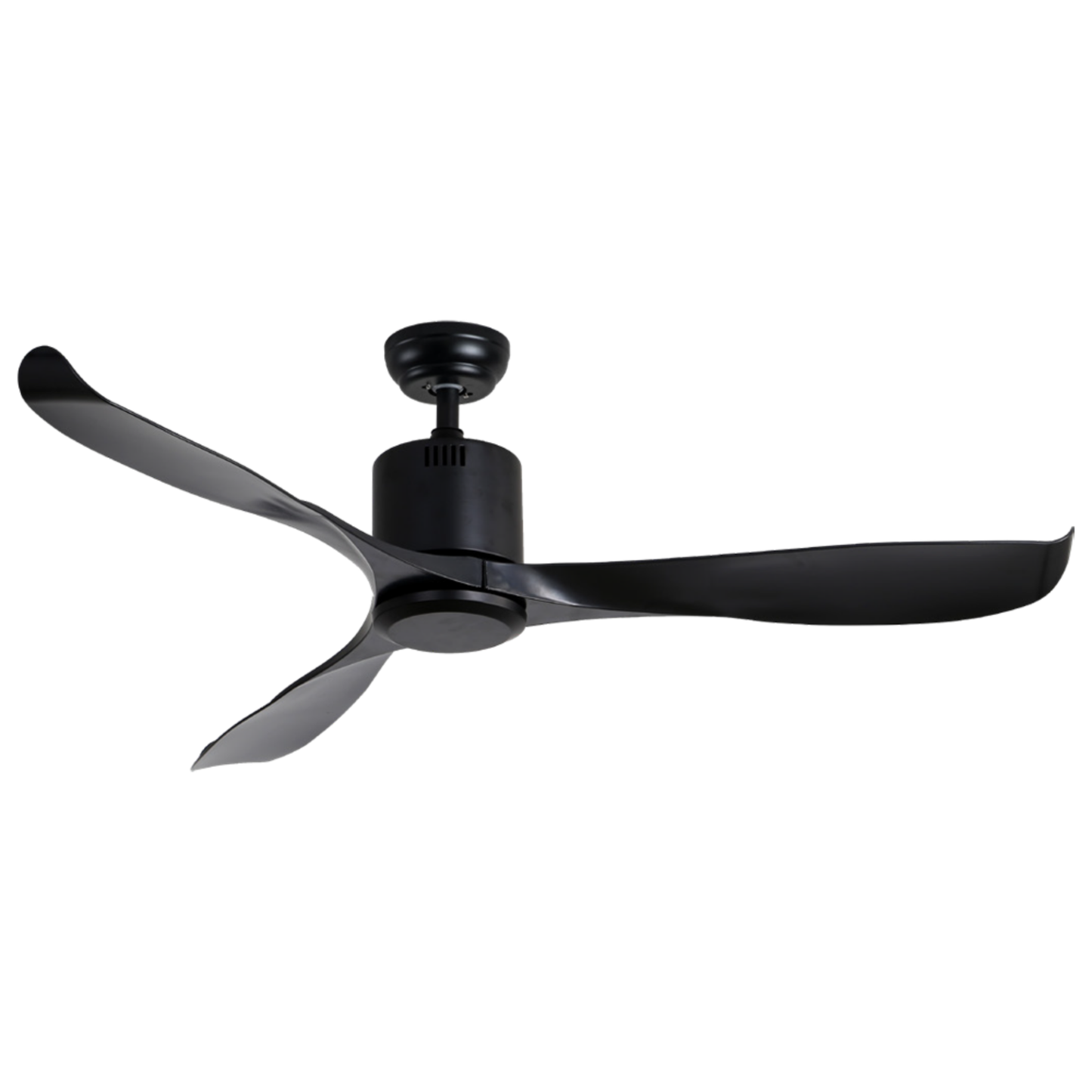 O-lite Ariosa DC 3 Blade Ceiling Fan 1420mm, Black, No Light, 230V