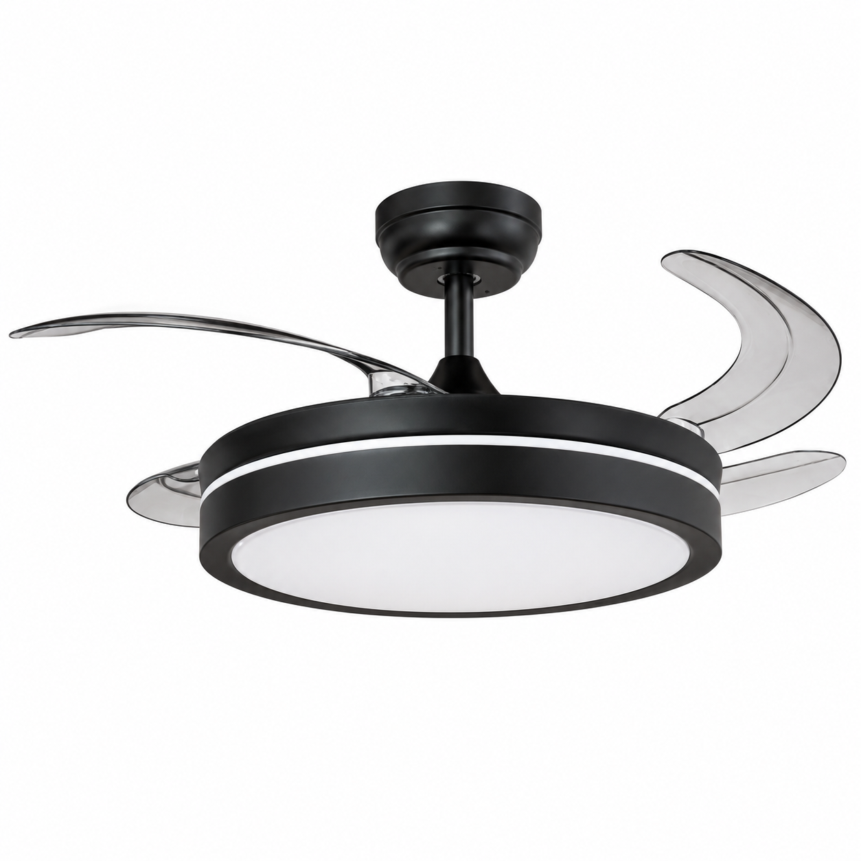 O-lite Aquila Retractable Ceiling Fan 42", 3CCT LED Light, 230V