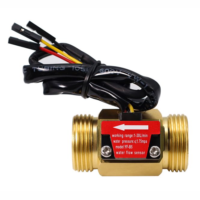 Keyestudio Water Flow Sensor 1-30L/MIN 1.75MPA 5-18VDC