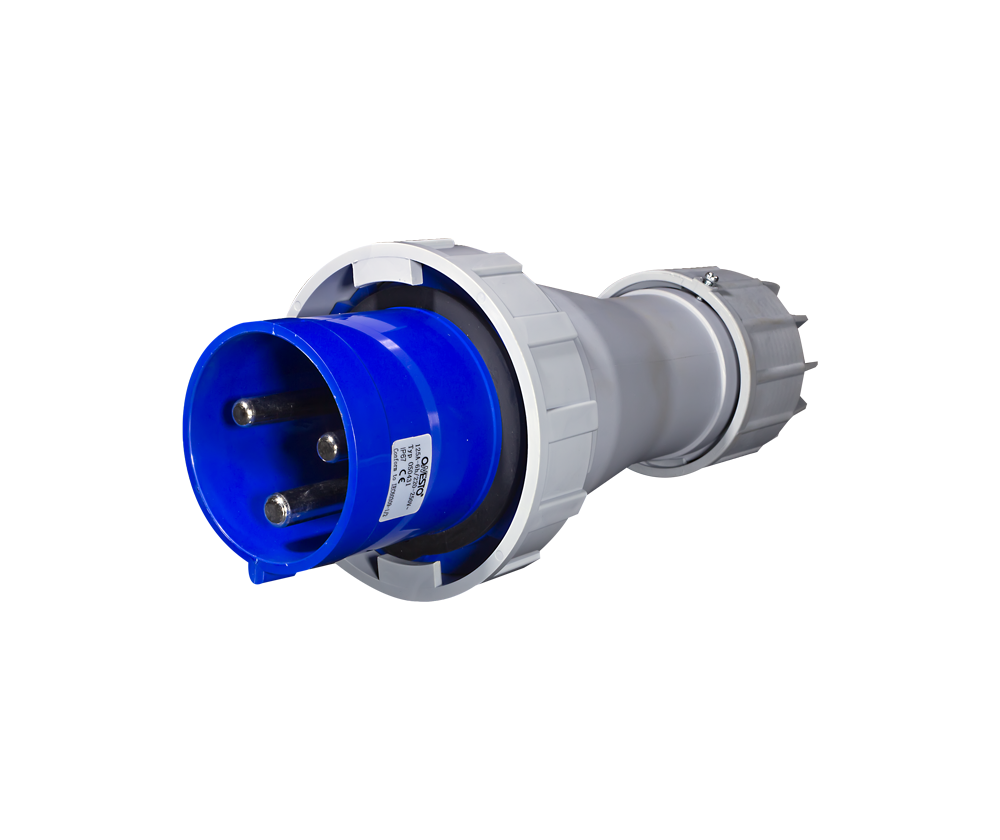 Onesto Onyx IP44 & IP67 Industrial CEE Male Plug Top – 16A to 125A | 3P, 4P, 5P & 7P