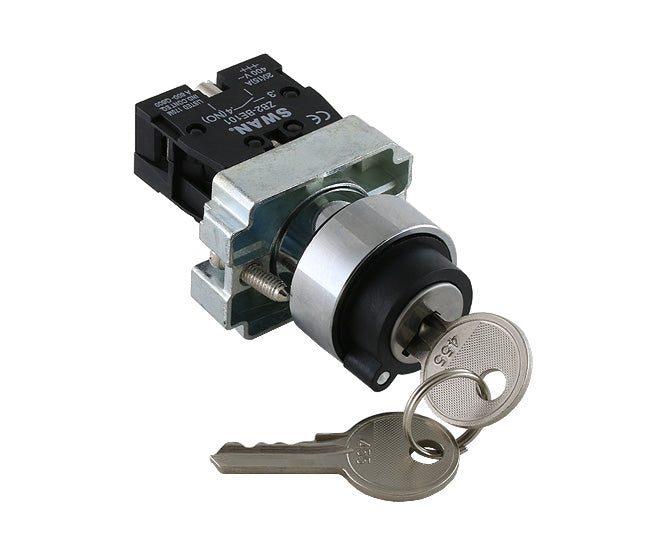 Swan Electric 2-POS Key Switch Maintained Left N.O.