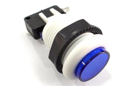 Daier Push Button Switch Large Blue Ill SPDT Momentary