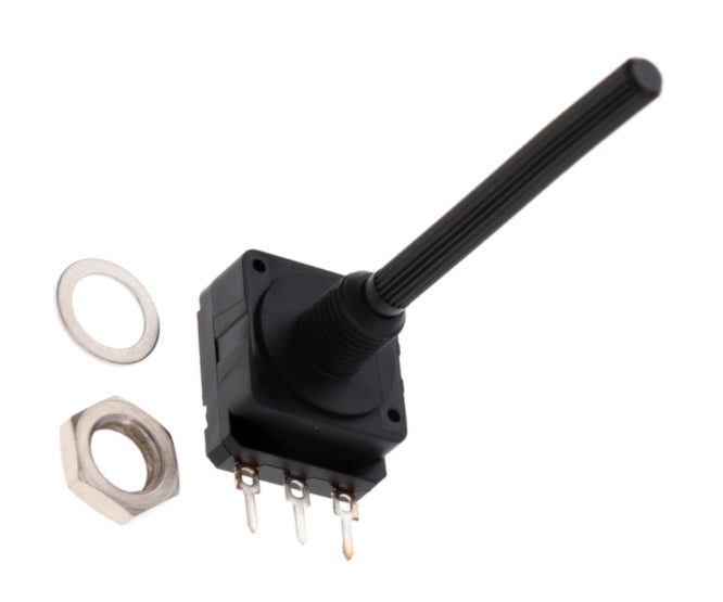 Piher Potentiometer S/T Log 16mm PCB, 1kΩ-2.2MΩ