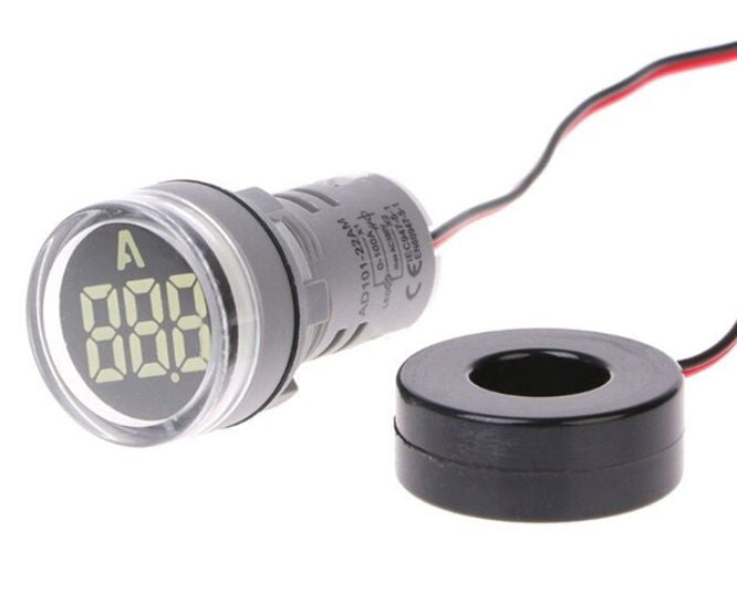 Swan Electric 220VAC Pilot Light Ampmeter 1-99A with 100A CT