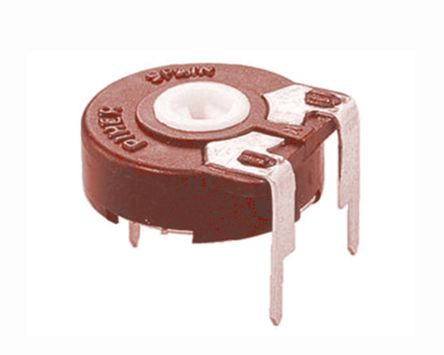 Piher Preset 15mm T-Adj Scr Red/Blk 1K