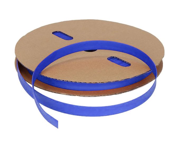 EIE Sleeving Heatshrink 96mm Blue FLAT150 - 100m/REEL