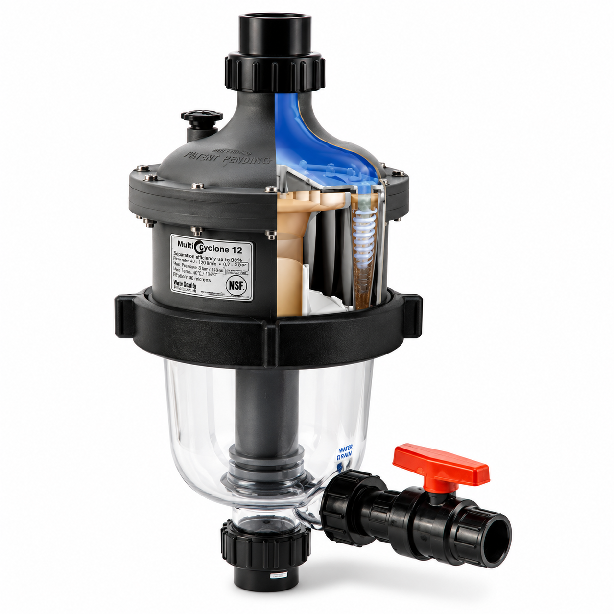 Speck MultiCyclone Centrifugal Pre-Filter