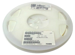 Yageo SMD Chip Resistor 1206 (3216 Metric), 5%, 0Ω-1.8kΩ